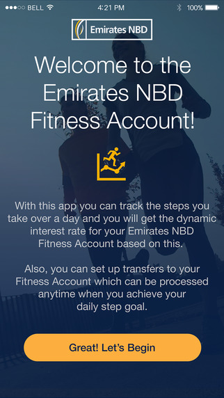 Fitness Banking App von Emirates NBD
