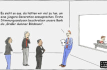 Cartoon: Wie die Generation Alpha Banken beurteilt