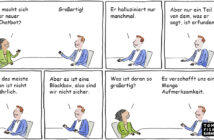 Cartoon: Die Grenzen von KI-Chatbots