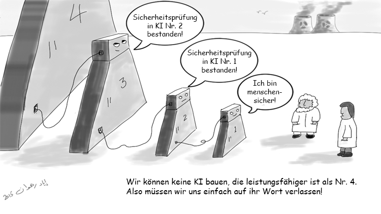 Cartoon: Wenn KI die KI überwacht