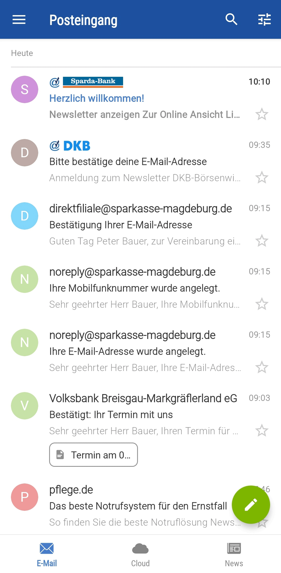 Mobile-Ansicht von der trustedDialog-Zertifizierung der DKB